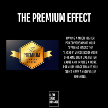 the premium effect