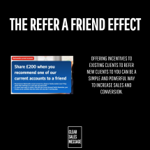 The refer a friend effect