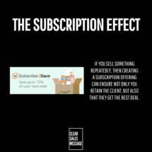 the subscription effect