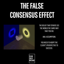 FALSE CONSENSUS EFFECT 2