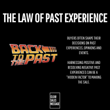 THE LAW OF PAST EXPERIENCE