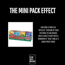 THE MINI PACK EFFECT