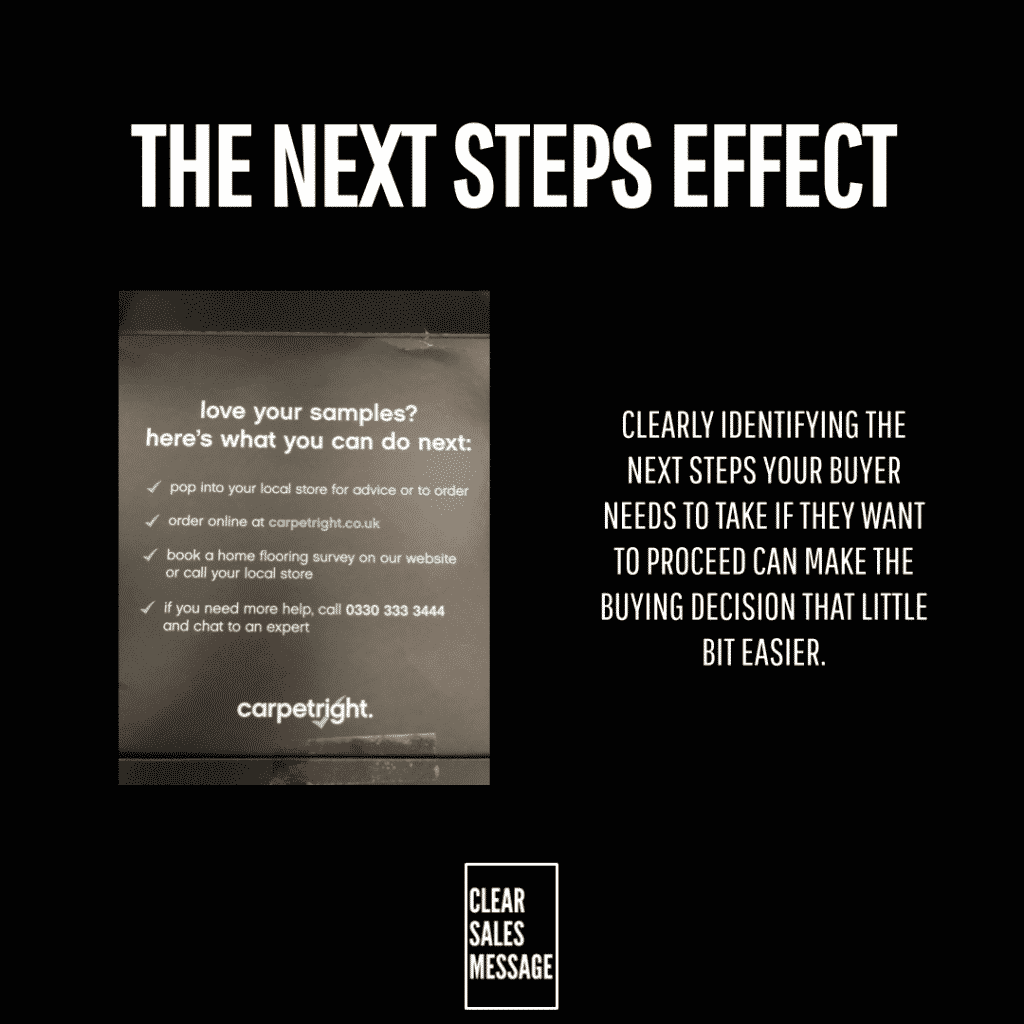 The next steps effect The next steps effect