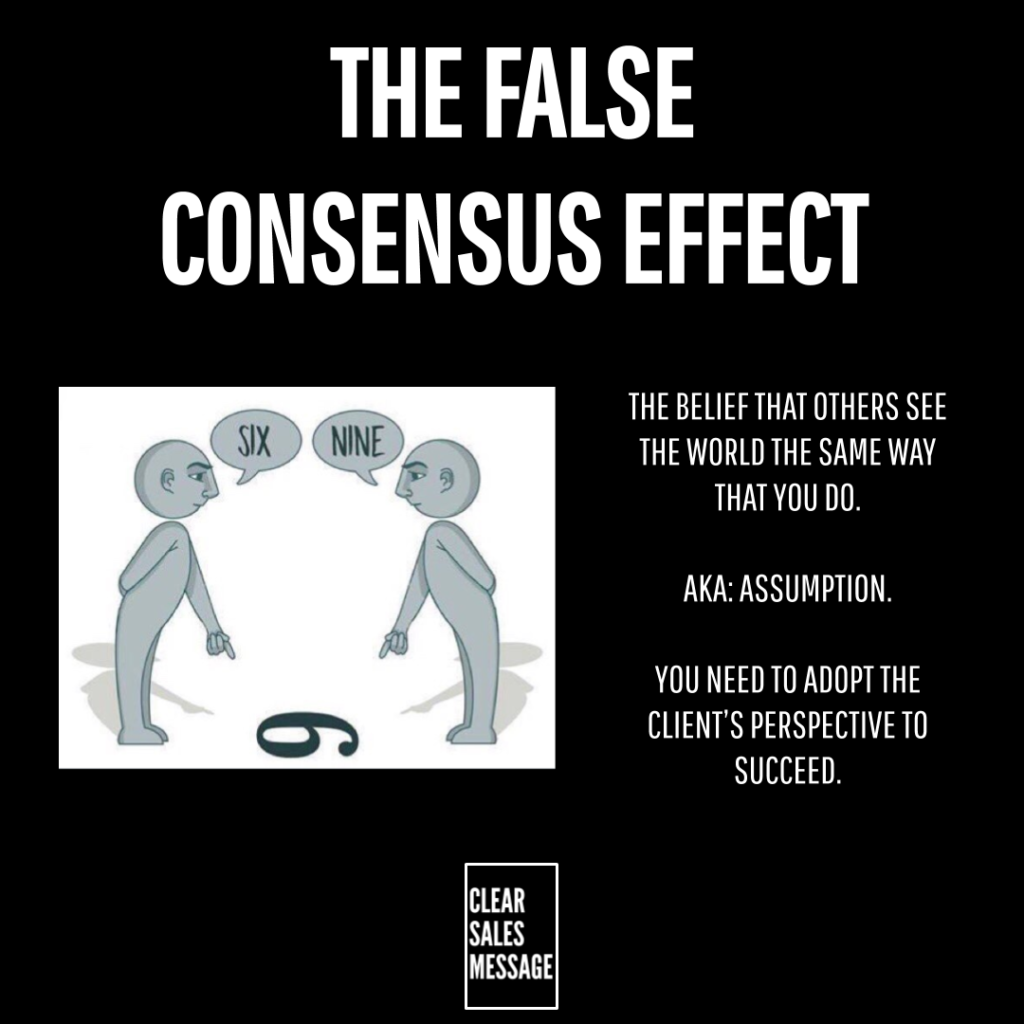 FALSE CONSENSUS EFFECT 