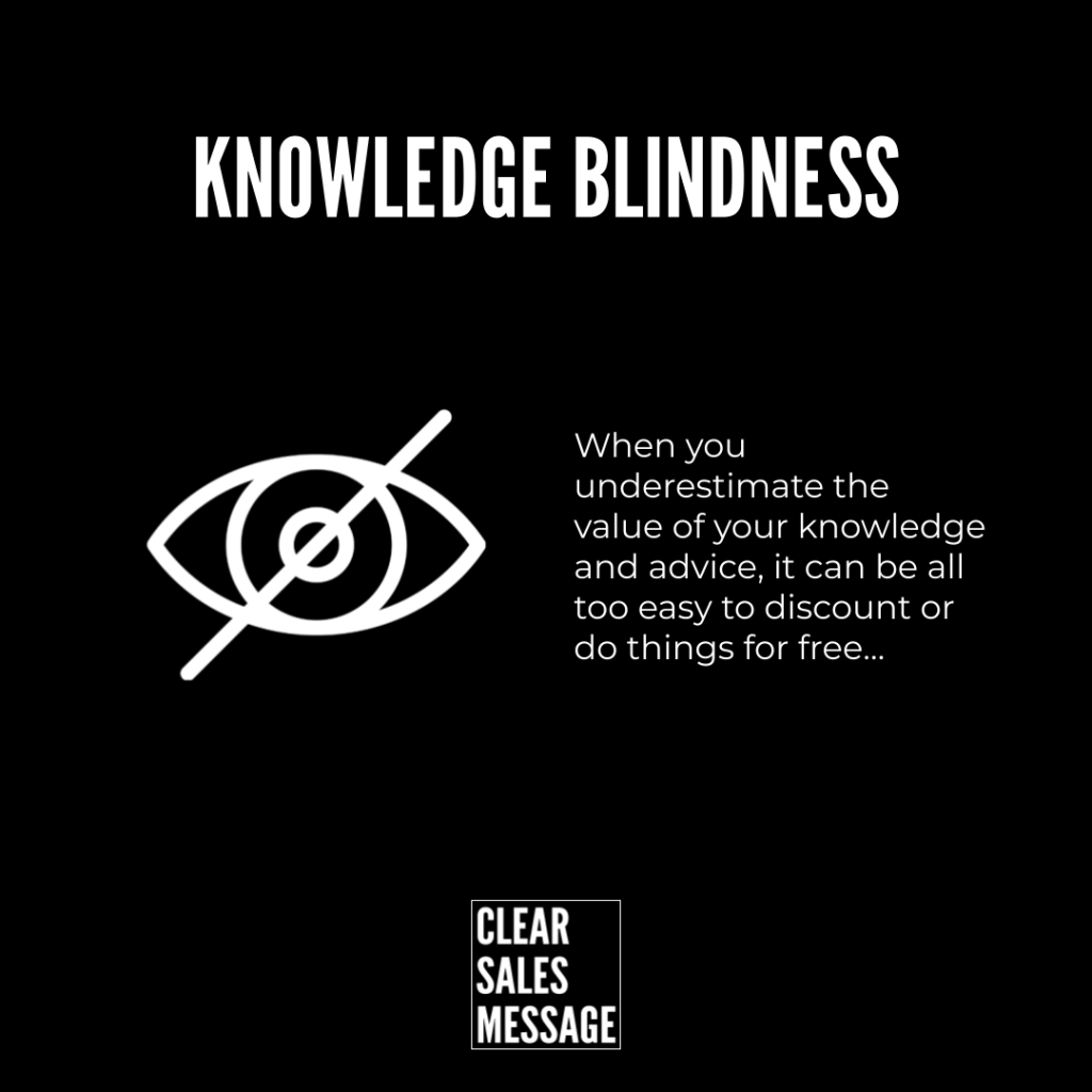 Knowlege blindness
