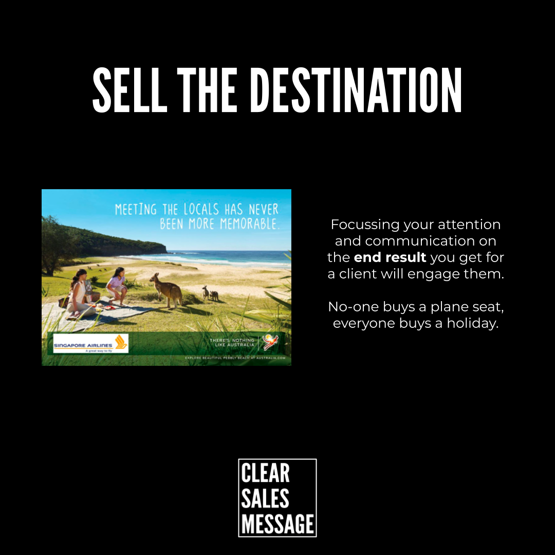 No one buys the product they buy the outcome a key principle for improving sales conversion