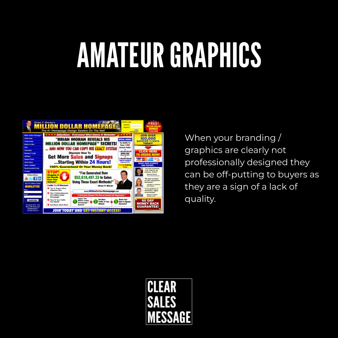 Amateur graphics Amateur graphics concept card