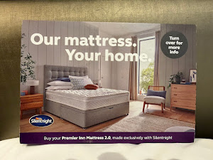 The buy the thing you used effect example hotel mattress purchase card