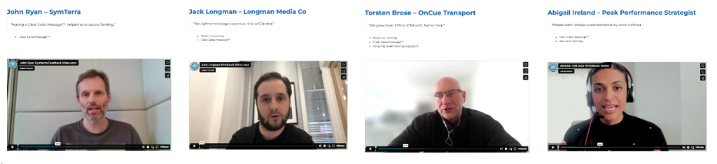 Screenshot 2024 04 25 at 14 12 19 Video thumbnail john ryan symterra speaking in a virtual interview quote about a clear sales message in the caption above